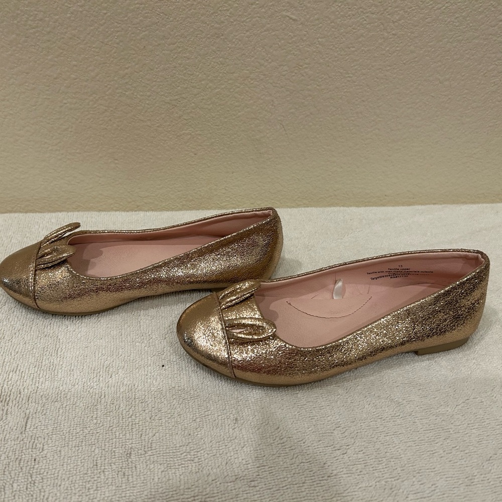 Girls Cat & Jack Bunny Ballet Flats